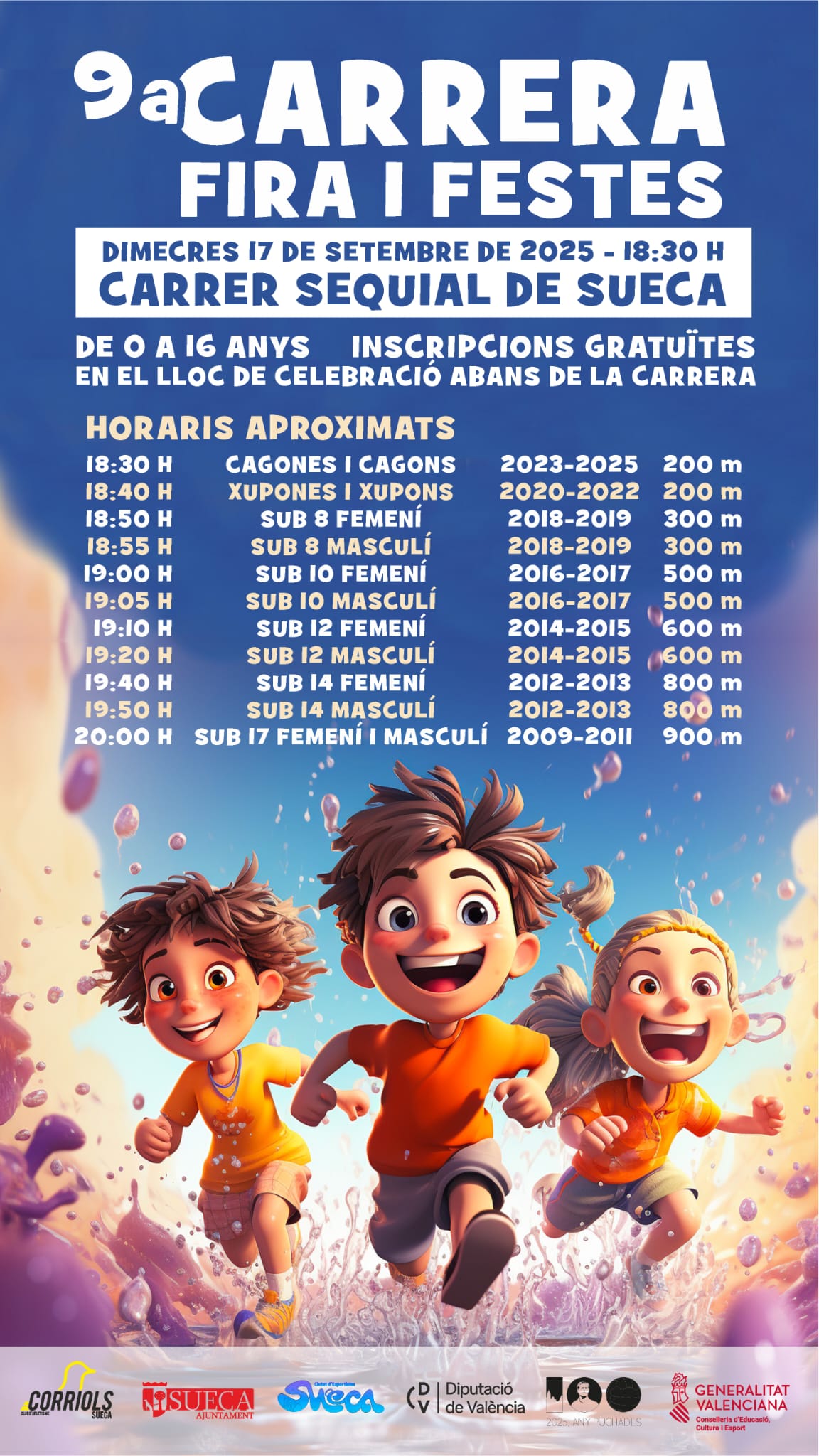 Categories Cursa Fira i Festes 2025